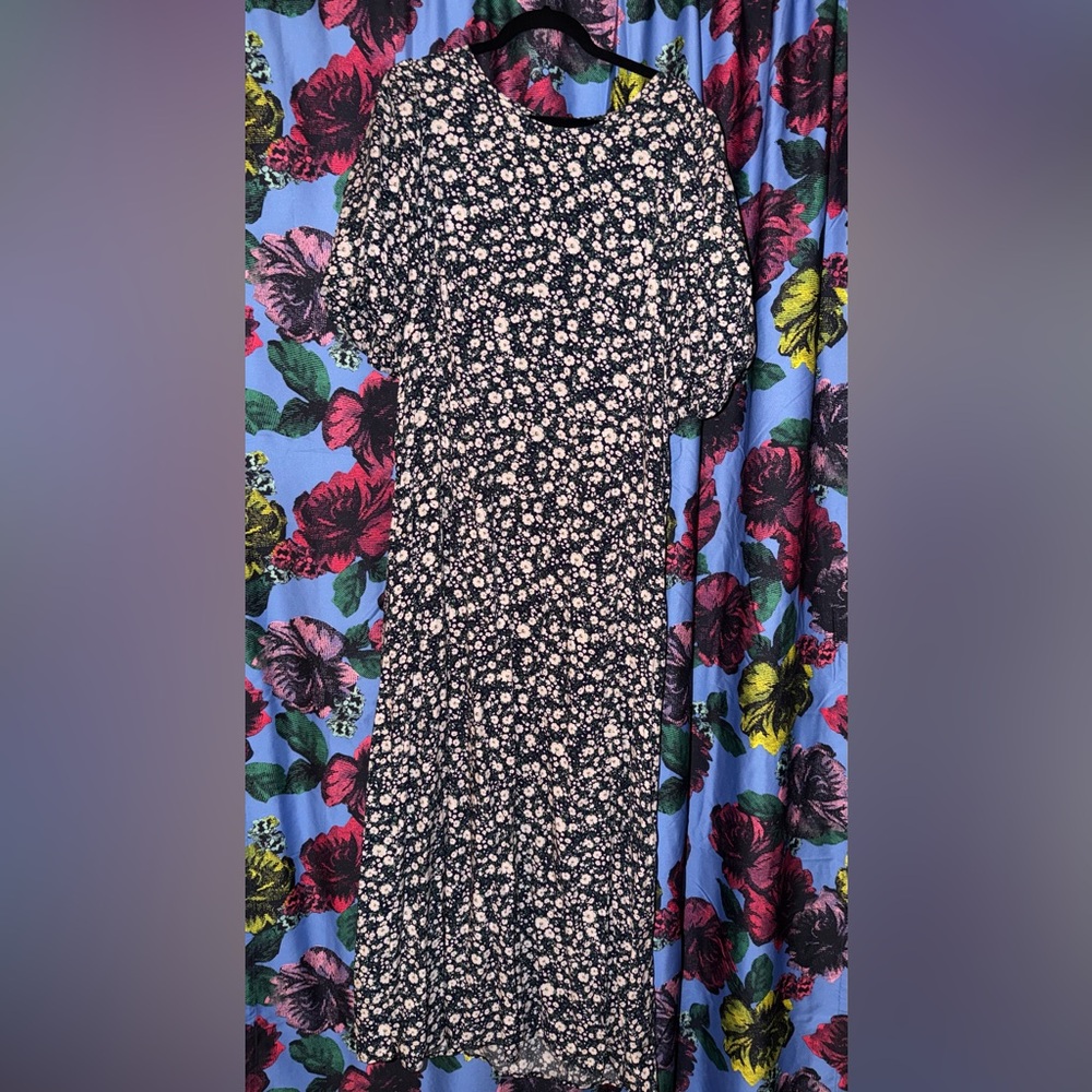 Old Navy and White Floral Dress